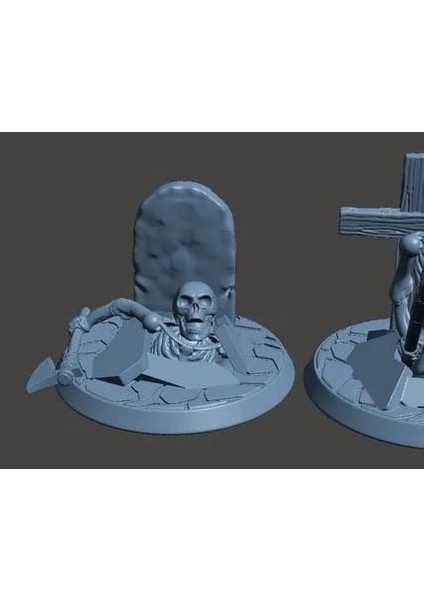 28MM Undead Skeleton Warrior - Mezardan Tırmanma 1 (Plastik Aparattır!!!)