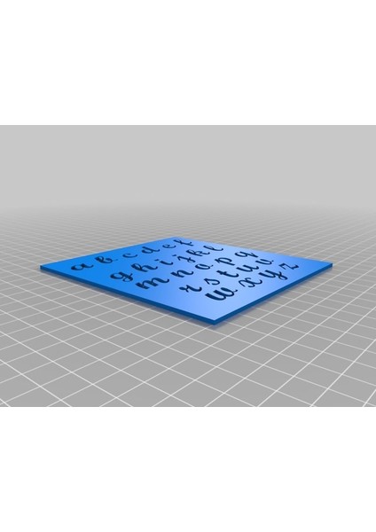 Komut Dosyası Şablonu Küçük Harf (Plastik Aparattır!!!)