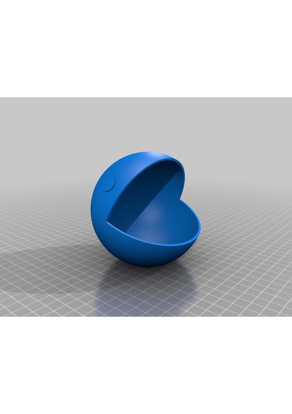 Pac Man Para Anahtarı ve Ağızda Saklamalı Biblo Tepsisi Mineeform Fdm 3D Baskı Stl Dosyası (Plastik Aparattır!!!)