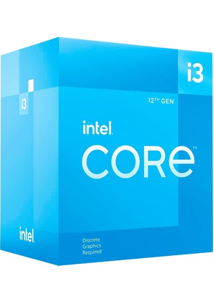 Metrashop Core I3-12100F 12. Nesil Masaüstü Işlemci (Temel Hız: 3.3ghz, 4 Çekirdekli, LGA1700, Ram Ddr4 ve Ddr5 128 Gb'a Kadar) BX8071512100F