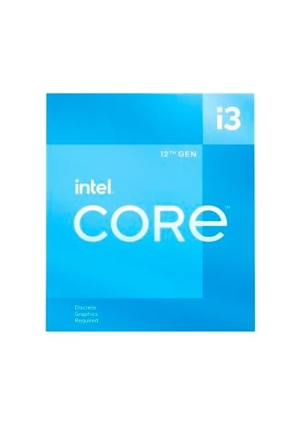 Metrashop Core I3-12100F 12. Nesil Masaüstü Işlemci (Temel Hız: 3.3ghz, 4 Çekirdekli, LGA1700, Ram Ddr4 ve Ddr5 128 Gb'a Kadar) BX8071512100F