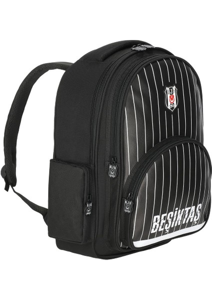 Beşiktaş Çubuk Desenli Suni Deri Okul Sırt Çantası 25352 fiyatları