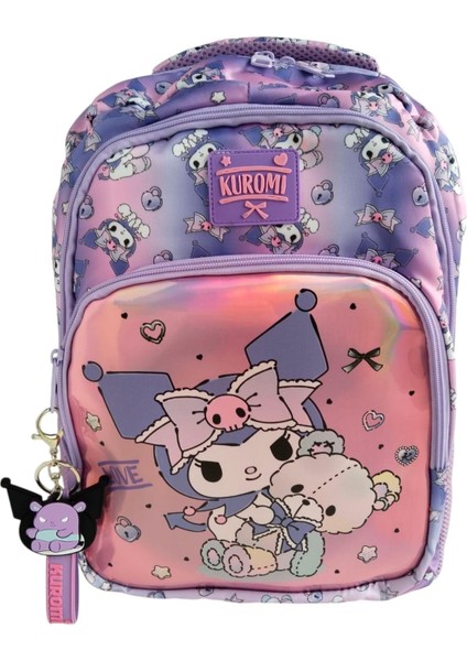 Orijinal Lisanslı Kuromi Mor 3 Gözlü Okul Sırt Çantası 3173 fiyatları
