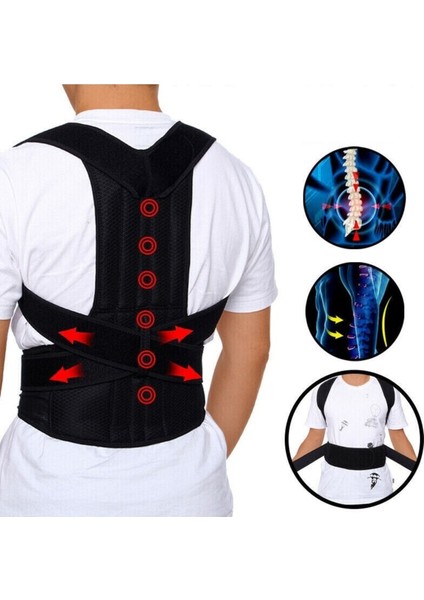 Kadın ve Erkek Sporcu Dik Duruş Korsesi Balenli Manyetik Korse Korse Önleme Kors fırsatları