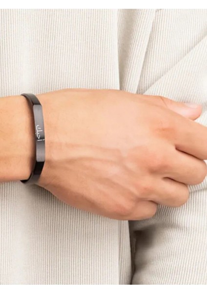 Kişiye Özel Tasarım,unisex Mühürlü Çelik Bileklik, Isim Yazılı Bileklik, Çift Bilekliği, Hediye Takı