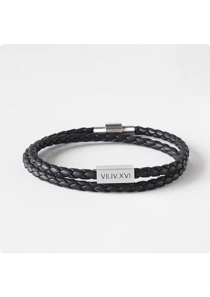 Kişiye Özel Tasarım , Ikili Deri Bileklik , Isim Yazılı Bileklik, Çift Bilekliği, Hediye Takı