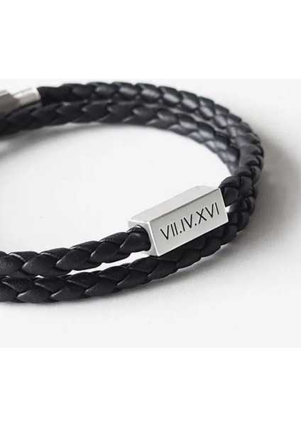 Kişiye Özel Tasarım , Ikili Deri Bileklik , Isim Yazılı Bileklik, Çift Bilekliği, Hediye Takı fiyatları