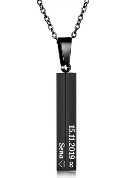 Kişiye Özel Tasarım Kancalı Unisex Kolye, Isim Yazılı Bileklik, Çift Bilekliği, Sevgiliye Hediye