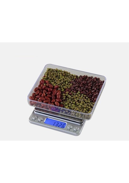 Kuyumcu Terazisi Profesyonel Dijital 2000 gr Hasas Terazi 0.1 gr (4767) - ISL5520-3440