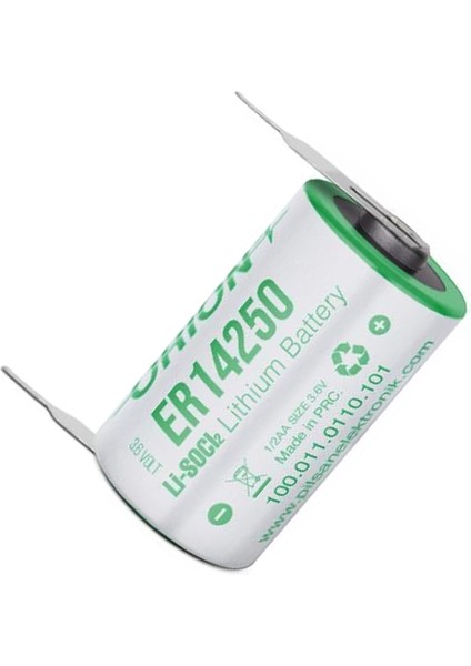 Orıon ER14250 H 1/2AA 3.6V 1200MAH Kısa Boy Puntalı Lityum Pil (4767) - ISL2115-2697