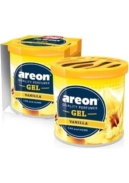 Gel (Jel) Can Vanilla Büyük Boy Oto Araç Bardaklık Kokusu