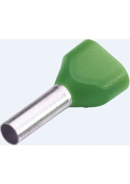 Izoleli Çift Giriş Yüksük 2X16 mm Bej 25 Adet Paket