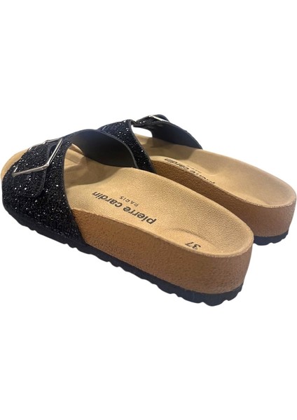 Anatomik Taban Tokalı Taş Işlemeli Bayan Terlik modelleri