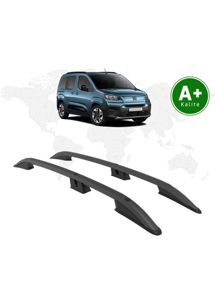 Fiat Doblo Tavan Çıtası Kısa Şasi 2024 Model ve Sonrası Siyah