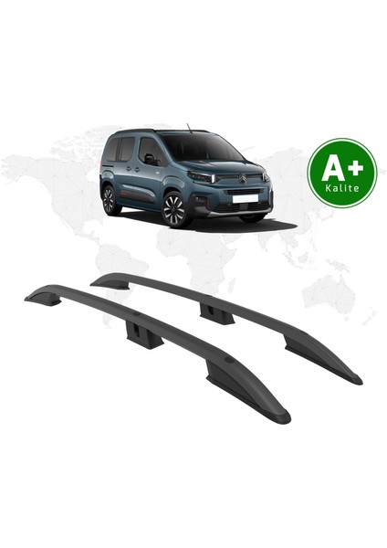 Citoren Berlingo Tavan Çıtası Kısa Şasi 2024 Model ve Sonrası Siyah