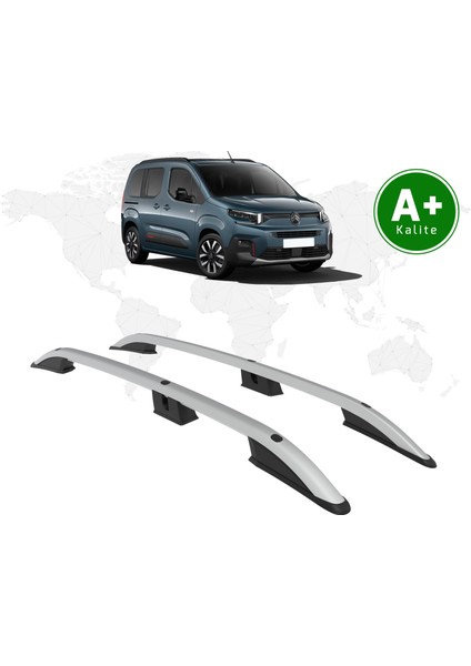 Citoren Berlingo Tavan Çıtası Kısa Şasi 2024 Model ve Sonrası Gri