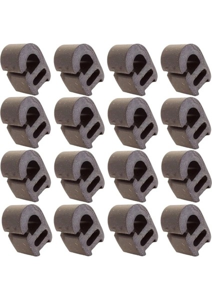 Ocak Izgara Demiri Lastiği 16 Adet Lastik Izgara Tampon Takoz