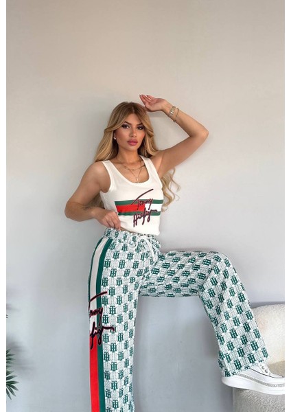 Kadın Yeni Sezon Ithal Hafif Yazlık Kumaş Üst Penye Göbek Kapalı Takım modelleri