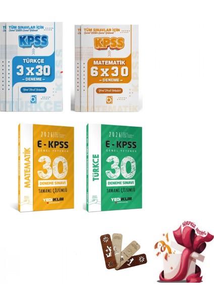 2026 E - Kpss Tüm Adaylar Için Genel Yetenek Deneme Seti Yediikli
