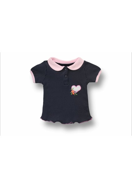 3-6 6-9 9-12 12-18 Ay Uzayın Kalbi Nakışlı Bandanalı Kısa Kollu Sweat 3lü Kız Bebek Takımı Siyah fiyatları