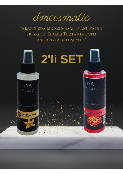 Oto Kokusu (Elmalı Turta & Vanilya) 2 Li Set