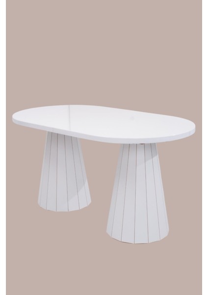 Bohem Açılır Mdf Lak Panel Yemek Masası 90X160CM