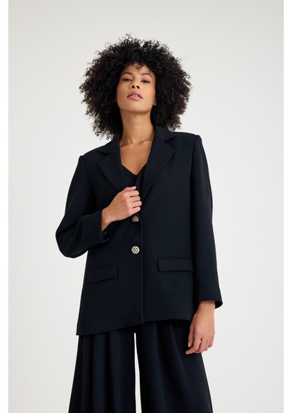 Siyah Oversize Ceket indirimleri