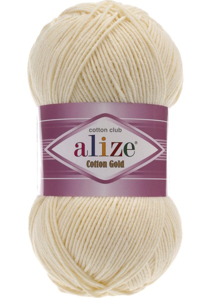 Cotton Gold Örgü Ipliği 5’li Paket – 100G x 5 – %55 Pamuk %45 Akrilik – Amigurumi, Yazlık Örgüler, Kazak ve Hırkalar Için