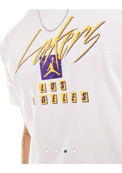 Los Angeles Lakers Courtside Statement Edition Erkek Jordan Nba MAX90 Tişörtü modelleri