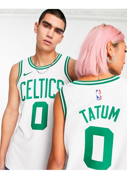 Nba Boston Celtics Jayson Tatum Erkek Beyaz Basketbol Forması fiyatları