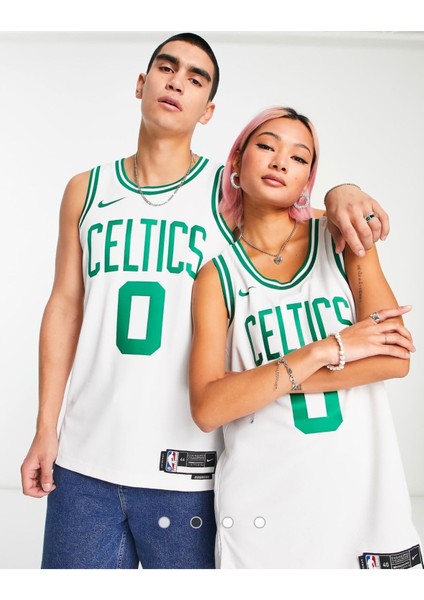 Nba Boston Celtics Jayson Tatum Erkek Beyaz Basketbol Forması modelleri