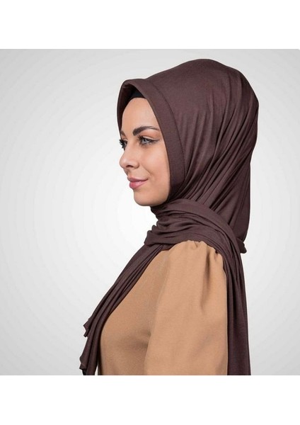Hazır Pratik Geçmeli Düz Penye Şal