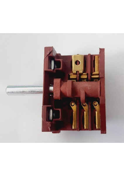 Oscar Fırın Şalter 3+3 Metal Mil Oscar Kademe Anahtarı Düğmesi Şalteri