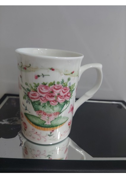 Rose Of England Kupa Fine Bone China Designed United Kingdom 1 Adet