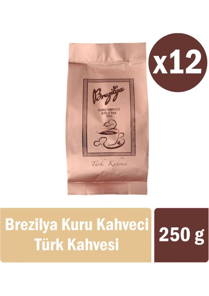 Türk Kahvesi 250G x 12 Adet Tek Ebat