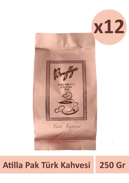 Türk Kahvesi 250G x 12 Adet Tek Ebat fiyatları
