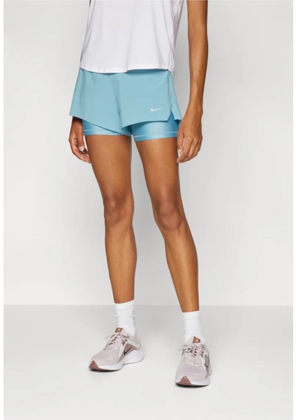 Dri-Fit Swift Mid-Rise 8cm (Approx.) 2-In-1 Running Kadın Şort Ndd Sport