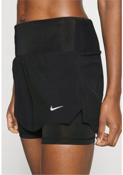 Dri-Fit Swift Mid-Rise 8cm (Approx.) 2-In-1 Running Kadın Şort Ndd Sport