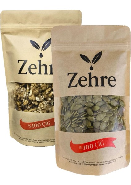 2'li Avantaj Paketi Ceviz Içi 250 gr + Kabak Çekirdeği Içi 250 gr