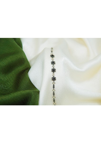 Kadın 925 Ayar Gümüş Oltutaşı Unutmabeni Bileklik fiyatları