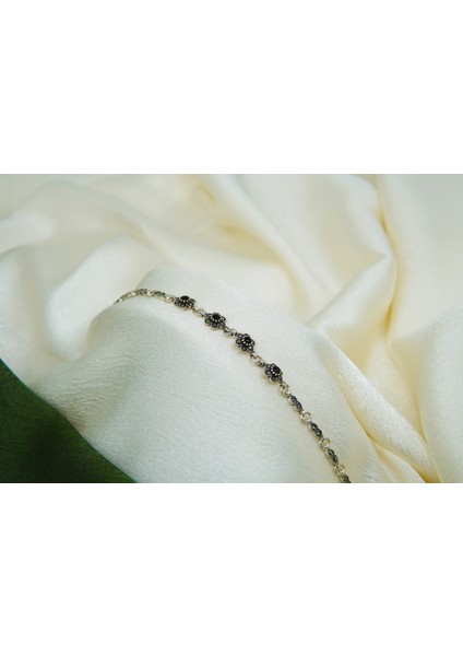 Kadın 925 Ayar Gümüş Oltutaşı Unutmabeni Bileklik fırsatları