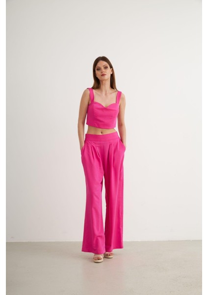 Fuşya Pembe Pantolon
