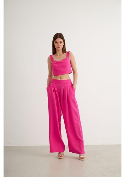 Fuşya Pembe Pantolon
