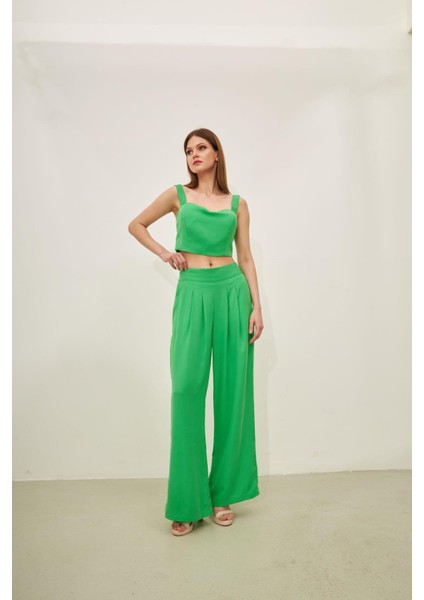 Yeşil Tensel Pantolon