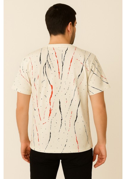 i T-Shirt Baskılı Beyaz
