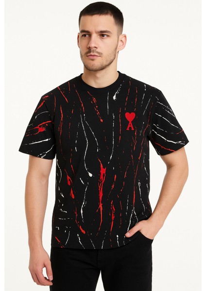Amii T-Shirt Baskılı Siyah
