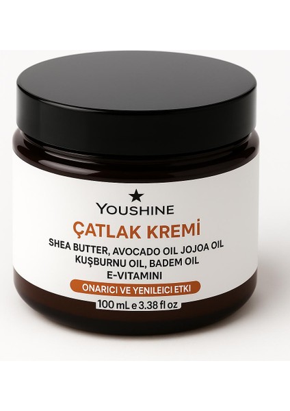 Youshine ve Çatlak Oluşumunu Önleyici Krem 100 ml