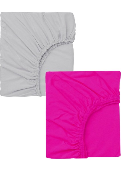 2 Adet 70 x 120 x 20 cm Lastikli Penye Kumaş Bebek Çarşafı