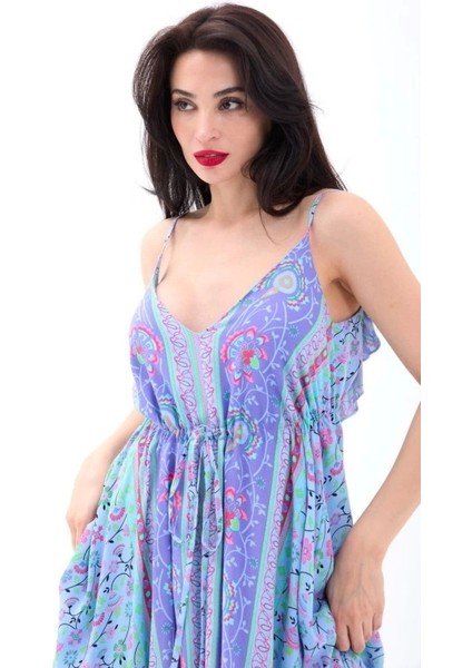 6467 Elbise-Lila