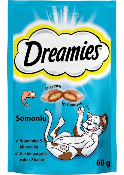 Kedi Ödül Mama Seti 60 gr x 12 Adet (Sığır ve Peynir, Somon ve Peynir, Tavuk, Ördek, Somon, Peynir)